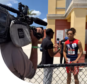 Panoramic view of Ansin field.